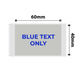 NB651 - NIIMBOT - B1 / B21 / B3S / B4 - T40X60 - 105 LABELS PER ROLL - SILVER GRAY - BLUE TEXT ONLY - RECTANGLE