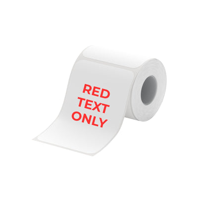 NIIMBOT - B Range - 40x60mm - White Red Text - 125 Labels