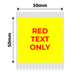NB659 - NIIMBOT - B1 / B21 / B3S / B4 - T50X50 - 145 LABELS PER ROLL - YELLOW - RED TEXT ONLY - ROUND