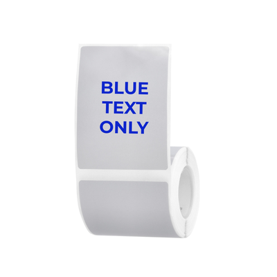 NB661 - NIIMBOT - B1 / B21 / B3S / B4 - 50X70MM - 90 SILVER GREY BLUE TEXT ONLY LABELS