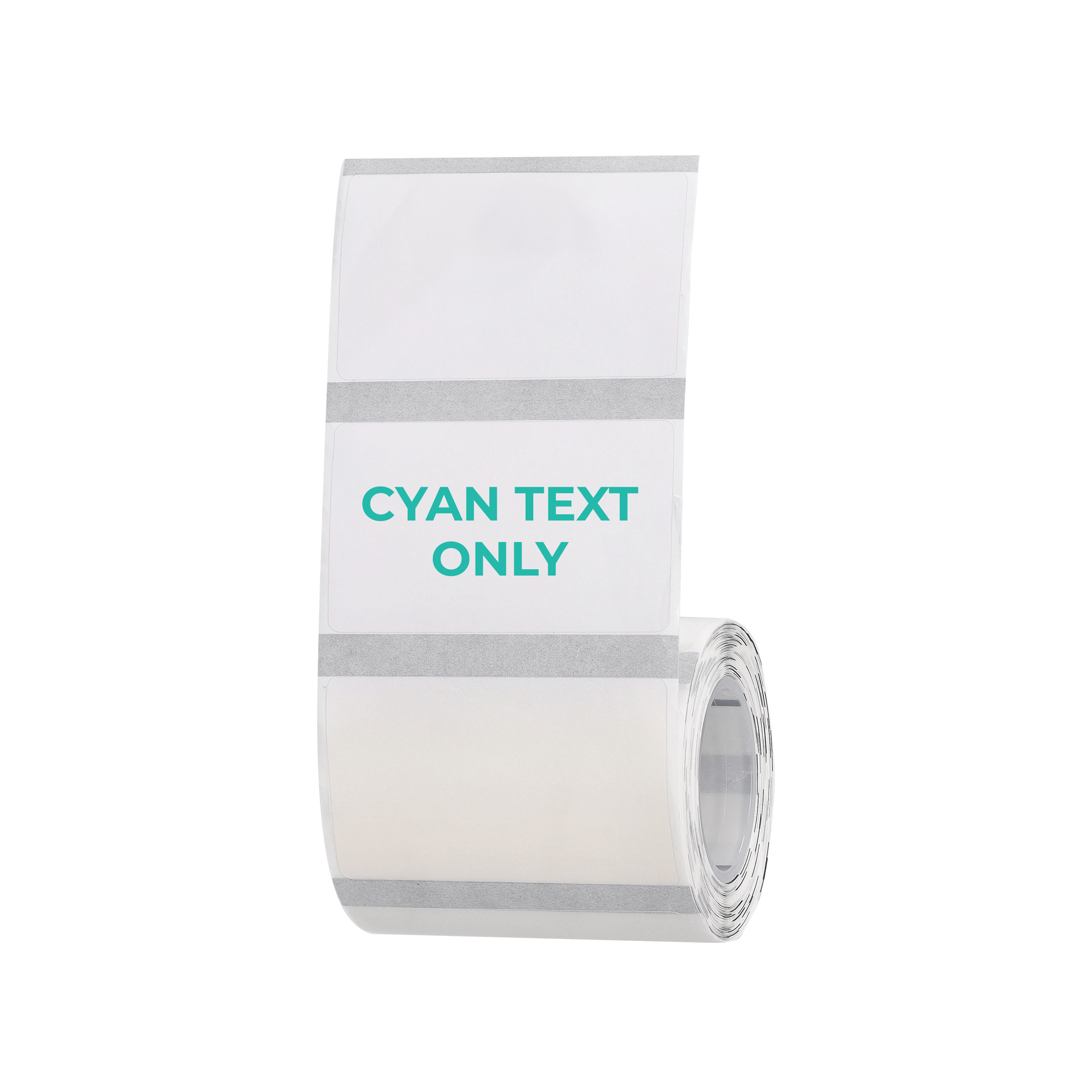 NB664 - NIIMBOT - B1 / B21 / B3S / B4 - TT50X30 - 230 LABELS PER ROLL - TRANSPARENT - CYAN TEXT ONLY - RECTANGLE