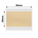 NB665 - NIIMBOT - B1 / B21 / B3S / B4 - TT50X30 - 230 LABELS PER ROLL - GOLD TRANSPARENT - RECTANGLE