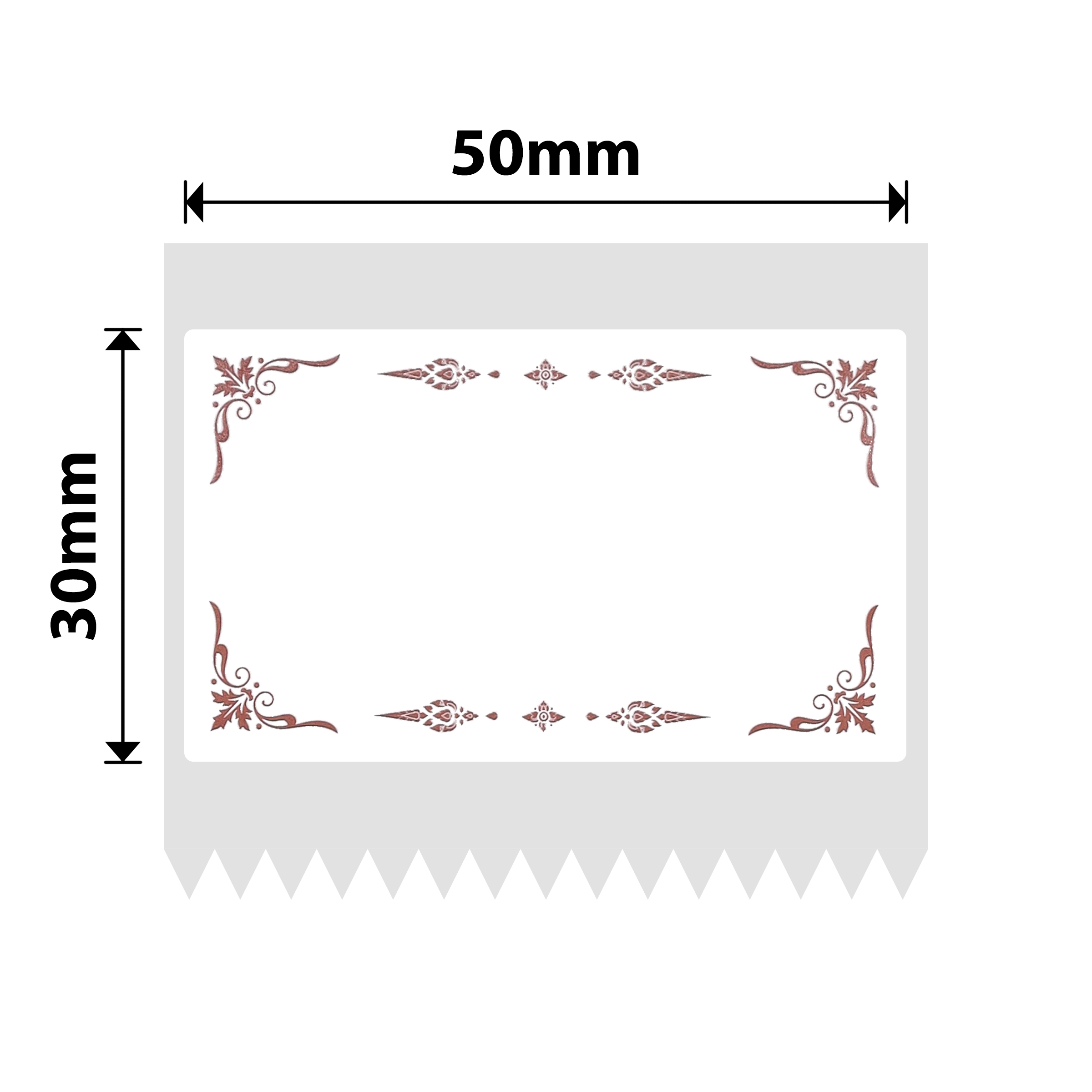 NB668 - NIIMBOT - B1 / B21 / B3S / B4 - T50X30 - 230 LABELS - PATTERN B