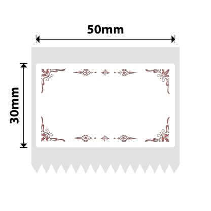 NB668 - NIIMBOT - B1 / B21 / B3S / B4 - T50X30 - 230 LABELS - PATTERN B