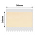 NB671 - NIIMBOT - B1 / B21 / B3S / B4 - T50X30 - 230 LABELS - KRAFT LIGHT BEIGE