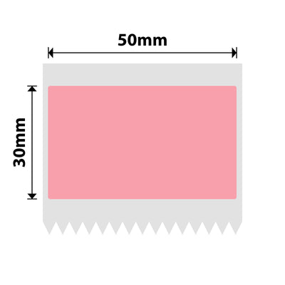 NB677 - NIIMBOT - B1 / B21 / B3S / B4 - 50X30MM - 230 LIGHT PINK LABELS