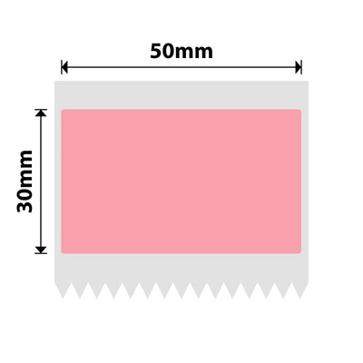 NIIMBOT - B Range - 50x30mm - Light Pink - 230 Labels