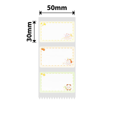 NB678 - NIIMBOT - B1 / B21 / B3S / B4 - 50X30MM - 230 ANIMAL AUTUMN OUTING LABELS