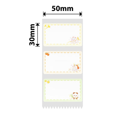 NIIMBOT - B Range - 50x30mm - Animal Autumn Outing - 230 Labels