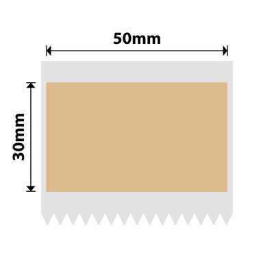 NB680 - NIIMBOT - B1 / B21 / B3S / B4 - 50X30MM - 230 HARDWOOD LABELS