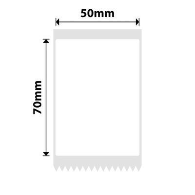 NB683 - NIIMBOT - B1 / B21 / B3S / B4 - 50X70MM - 105 WHITE STRONG ADHESIVE LABELS