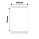 NB683 - NIIMBOT - B1 / B21 / B3S / B4 - T50X70 - 105 LABELS - WHITE STRONG ADHESIVE