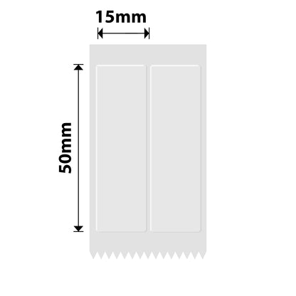 NB687 - NIIMBOT - B1 / B21 / B3S / B4 - TT15X50/2L - 210 LABELS - TRANSPARENT ANTI - COUNTERFEITING
