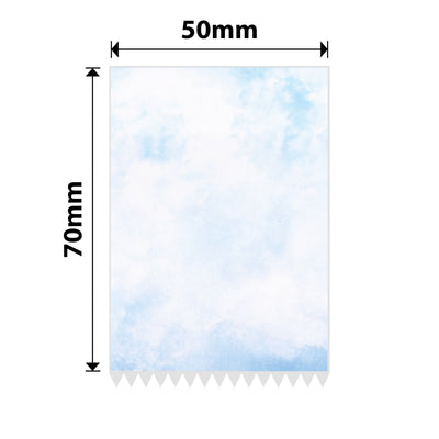 NB689 - NIIMBOT - B1 / B21 / B3S / B4 - 50X70MM - 115 BLUE LETTERING & BLUE TONE PAPER LABELS