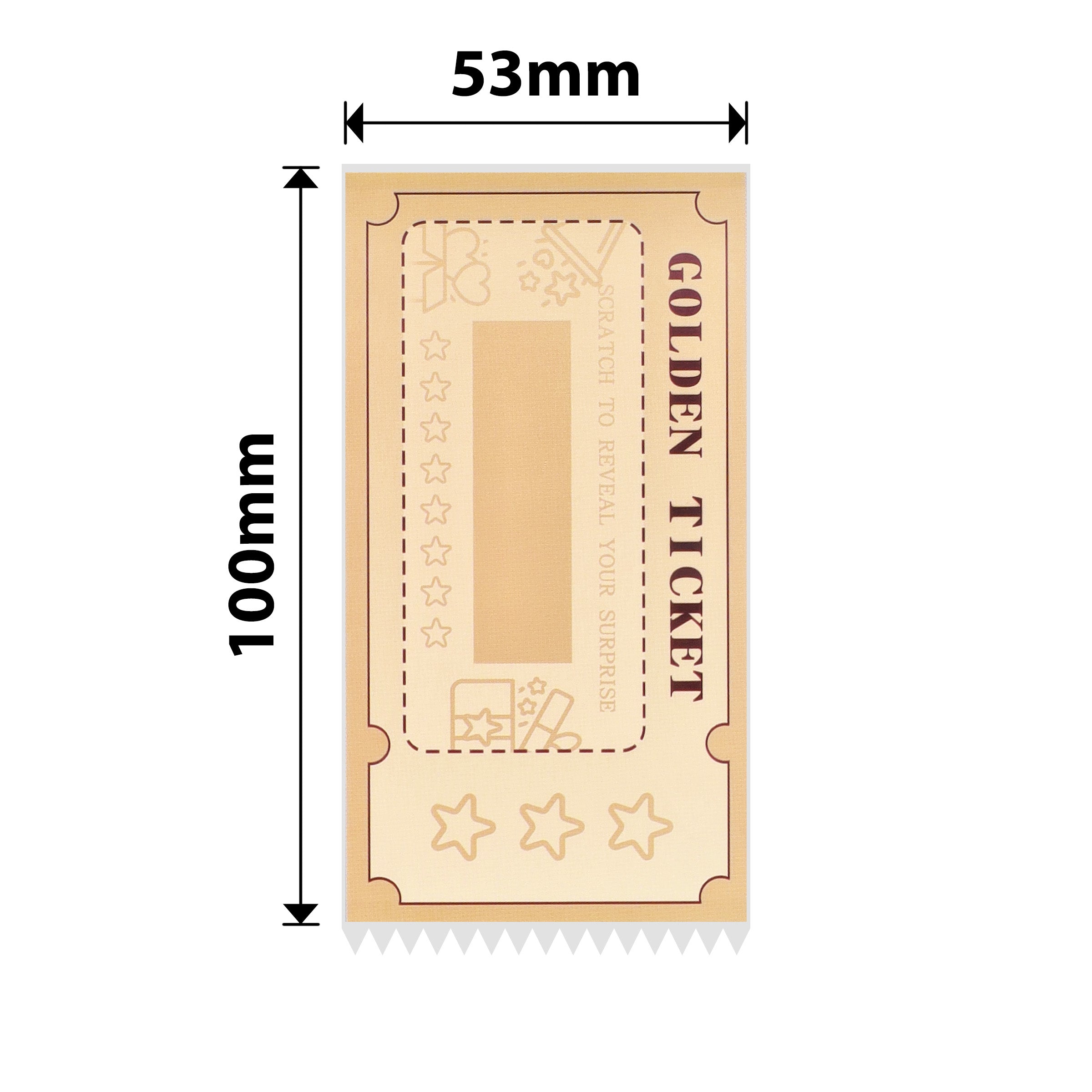 NB692 - NIIMBOT - B1 / B21 / B3S / B4 - TP53X100 - 70 LABELS - GOLD SCRATCH CARDS