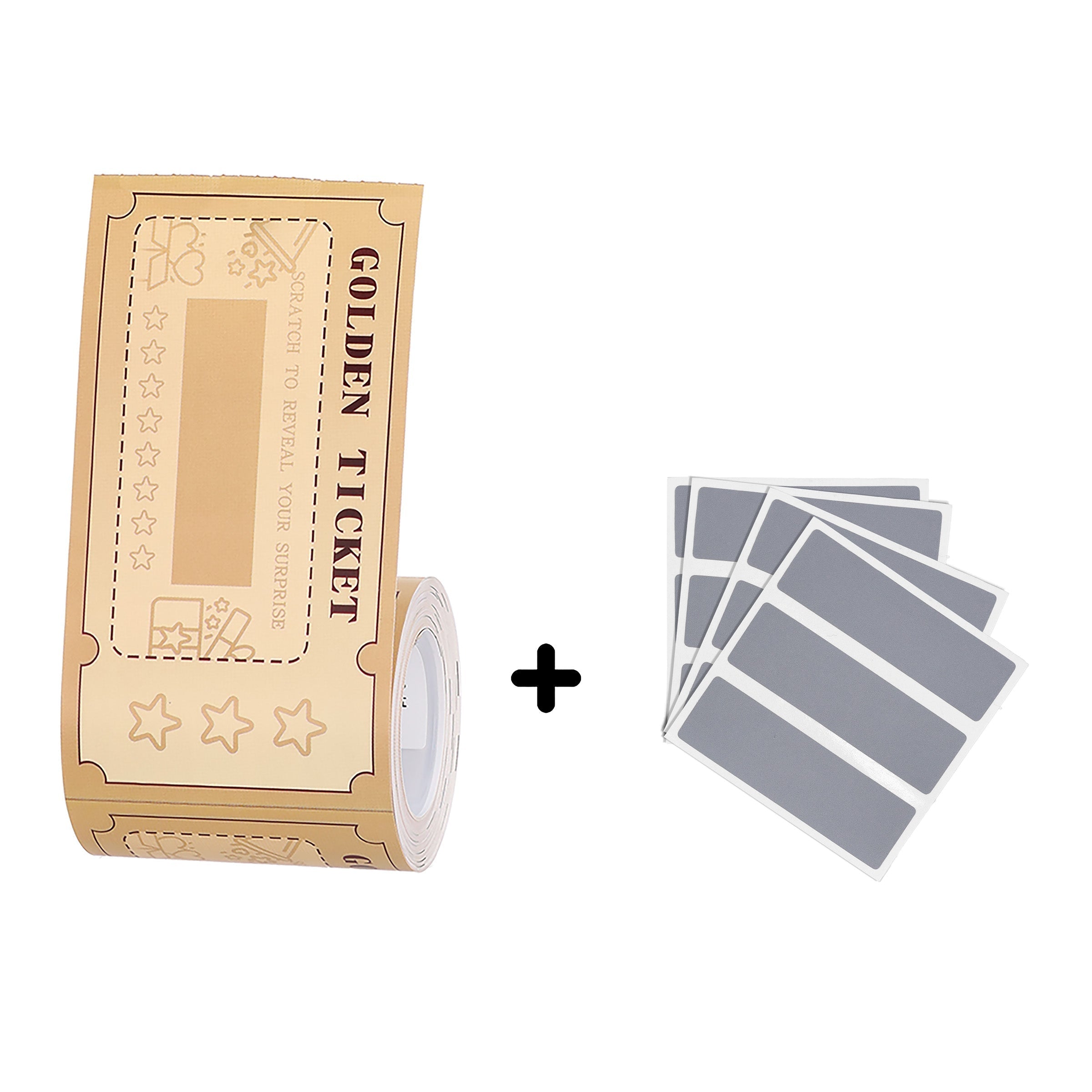 NIIMBOT - B Range - 53x100mm - 70 Gold Scratch Cards