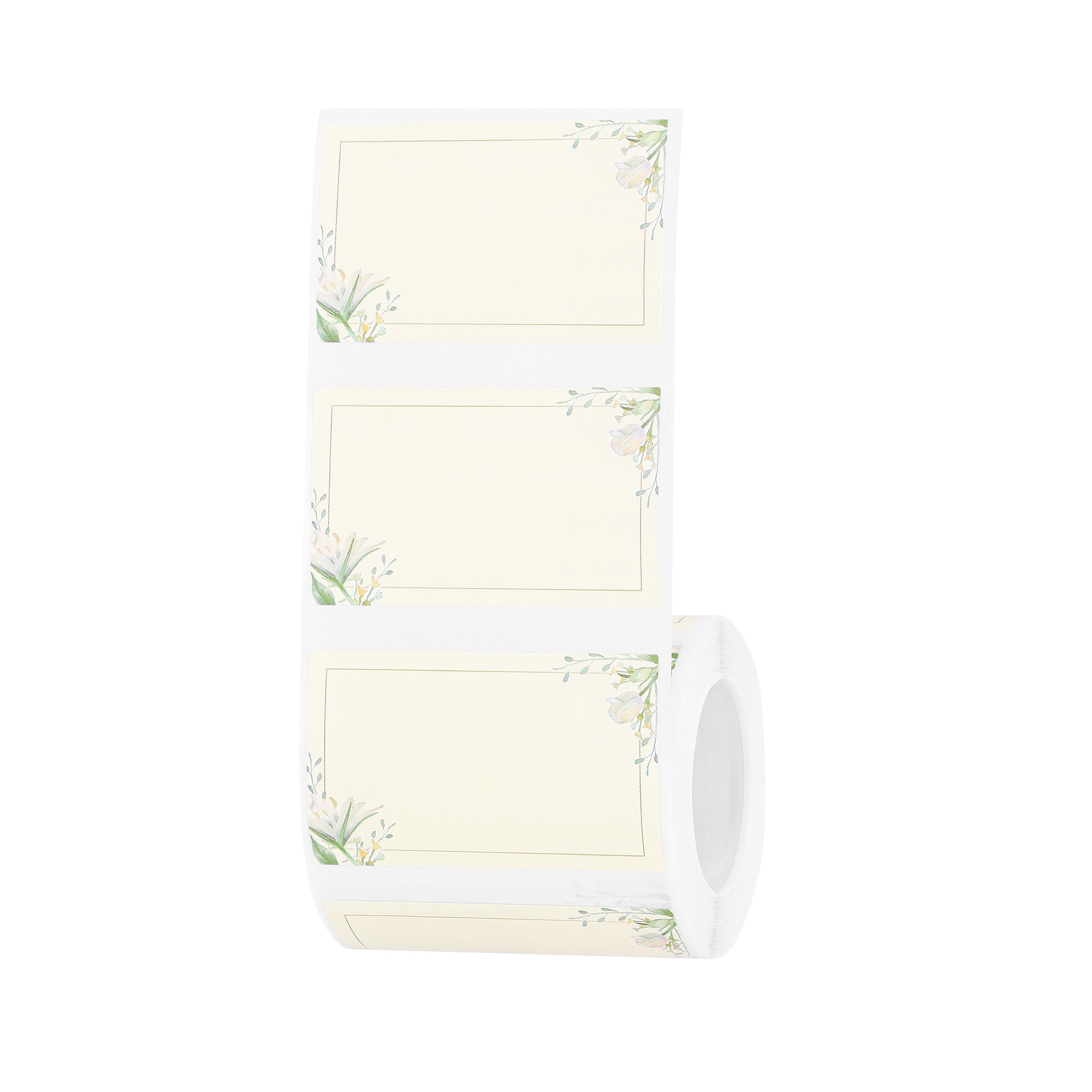 NIIMBOT - B Range - 50x30mm - Plain Paper With Flowers - 230 Labels