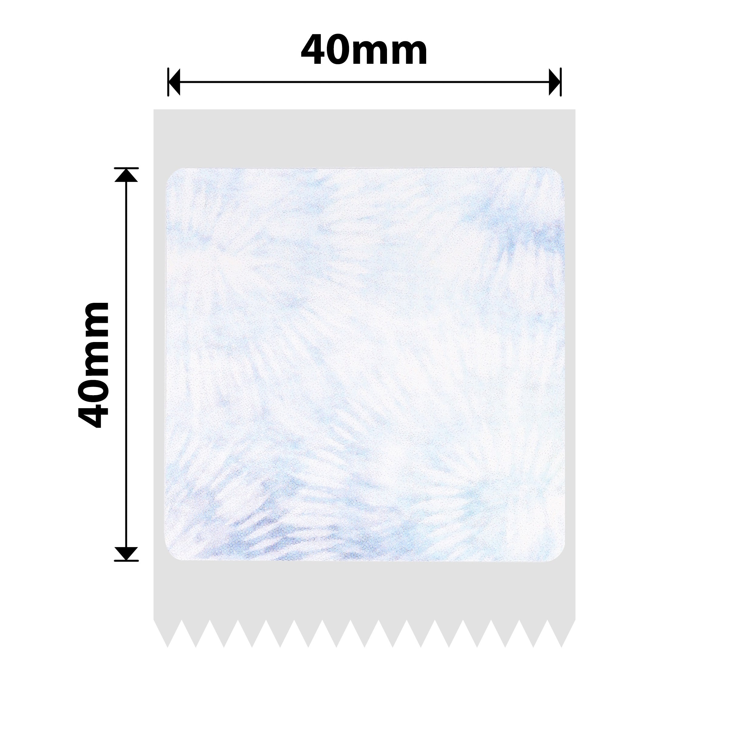 NB698 - NIIMBOT - T40*40MM - 180 LABELS - BLUE LETTER BLUE TONE NOTEBOOK