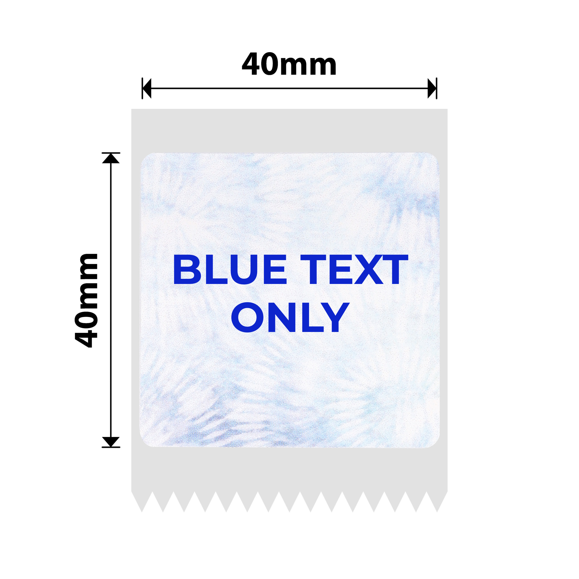 NIIMBOT - B Range - 40x40mm - Blue Text Journal Style - 180 Labels