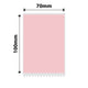 NB702 - NIIMBOT - K3 ONLY - 70X100MM - 310 LABELS - PINK