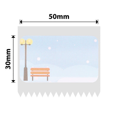 NIIMBOT - B Range - 50x30mm - Winter Scene - 230 Labels