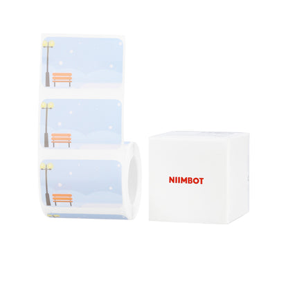 NB704 - NIIMBOT - T50*30MM - 230 LABELS - WINTER SCENE