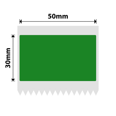 NIIMBOT - B Range - 50x30mm - Dark Green - 230 Labels