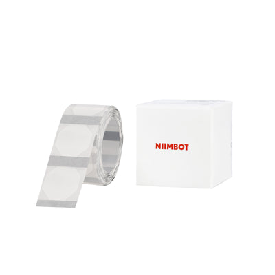 NB708 - NIIMBOT - B1 / B21 / B3S / B4 - 20X20MM - 315 TRANSPARENT LABELS