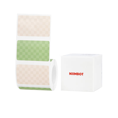 NB709 - NIIMBOT - B1 / B21 / B3S / B4 - 50X30MM - 220 CHECKERBOARD LABELS