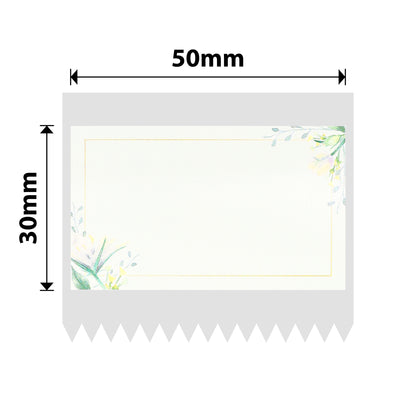 NB710 - NIIMBOT - T50*30MM - 230 LABELS - PLAIN FLORAL PRINT