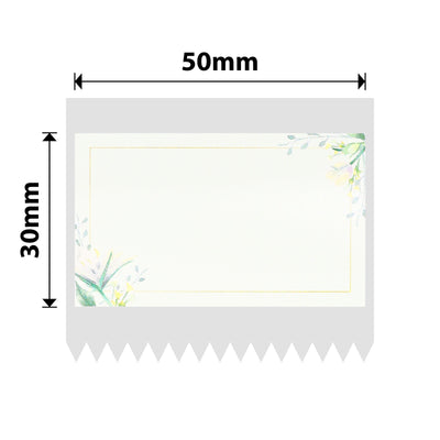 NIIMBOT - B Range - 50x30mm - Plain Floral Print - 230 Labels