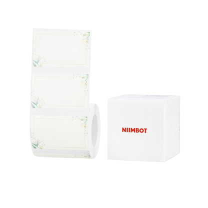NB710 - NIIMBOT - T50*30MM - 230 LABELS - PLAIN FLORAL PRINT