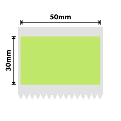 NB711 - NIIMBOT - B1 / B21 / B3S / B4 - 50X30MM - 230 TENDER GREEN LABELS