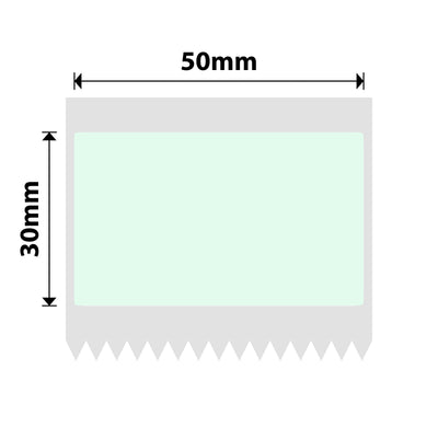 NB712 - NIIMBOT - B1 / B21 / B3S / B4 - 50X30MM - 230 MINT GREEN LABELS