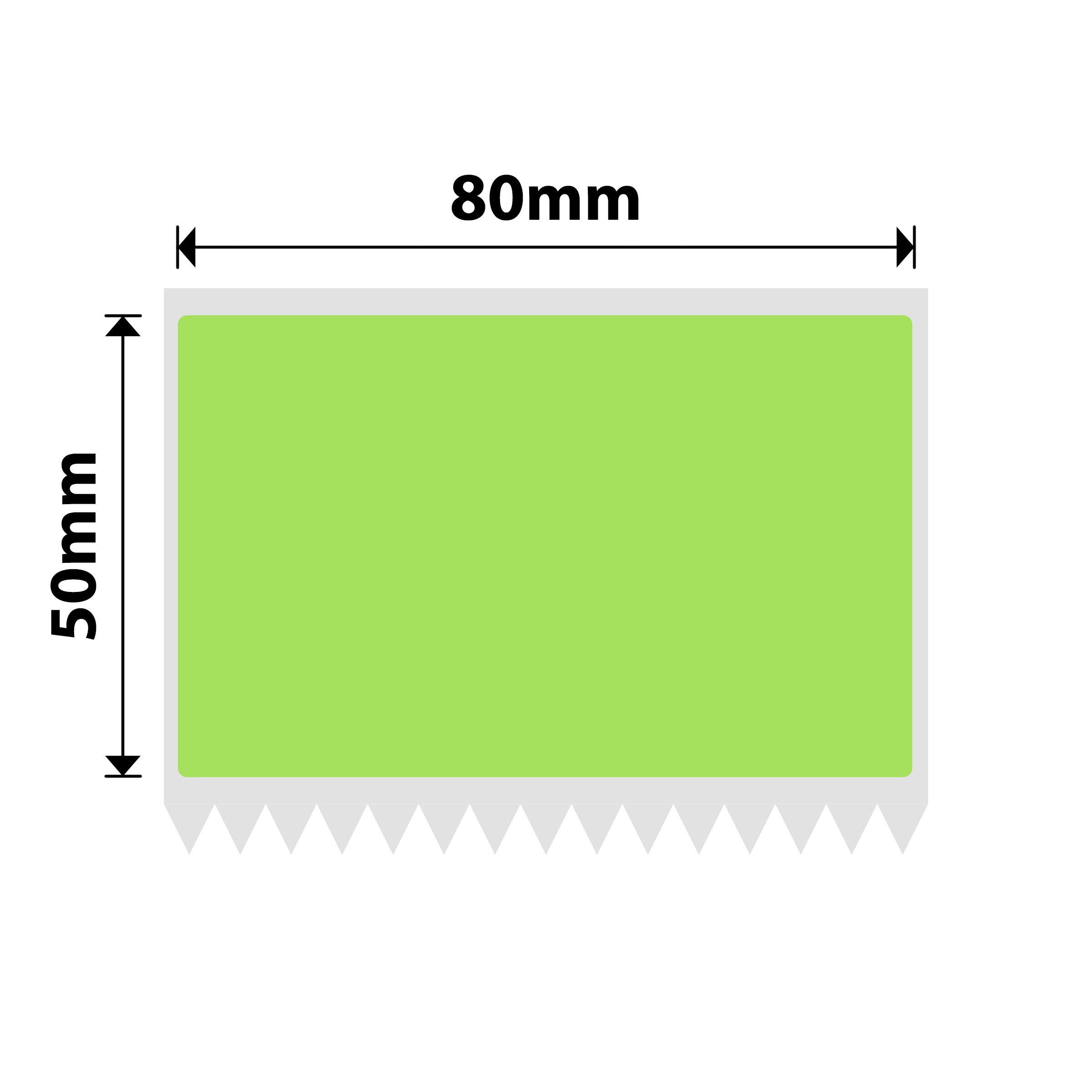 NIIMBOT - K3 Only - 80x50mm - Green - 600 Labels