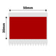 NB714 - NIIMBOT - B1 / B21 / B3S / B4 - 50X30MM - 230 RED LABELS