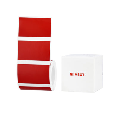 NIIMBOT - B Range - 50x30mm - Red - 230 Labels