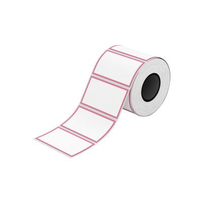NIIMBOT - B Range - 50x30mm - Pink Border - 230 Labels