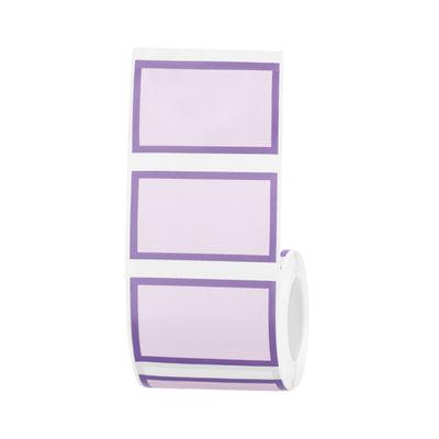 NB731 - NIIMBOT - B1 / B21 / B3S / B4 - 50X30MM - 230 PURPLE BORDER LABELS