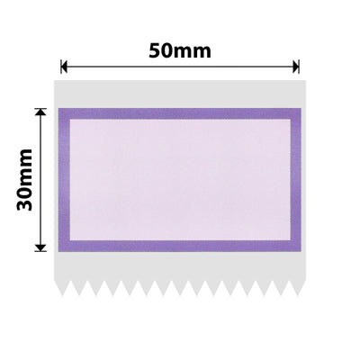 NB731 - NIIMBOT - B1 / B21 / B3S / B4 - 50X30MM - 230 PURPLE BORDER LABELS