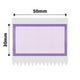 NB731 - NIIMBOT - B1 / B21 / B3S / B4 - 50X30MM - 230 PURPLE BORDER LABELS
