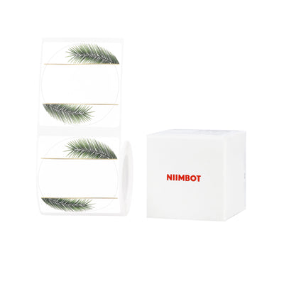 NB734 - NIIMBOT - B1 / B21 / B3S / B4 - 51X51MM - 140 LEAF ROUND LABELS
