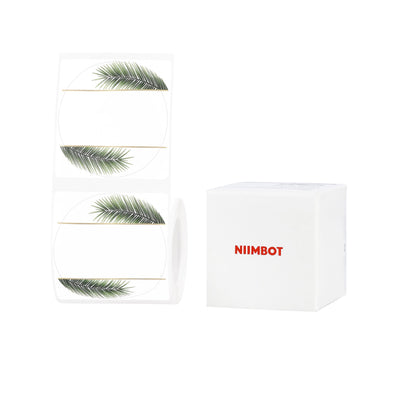 NIIMBOT - B Range - 51x51mm - Leaf Round - 140 Labels