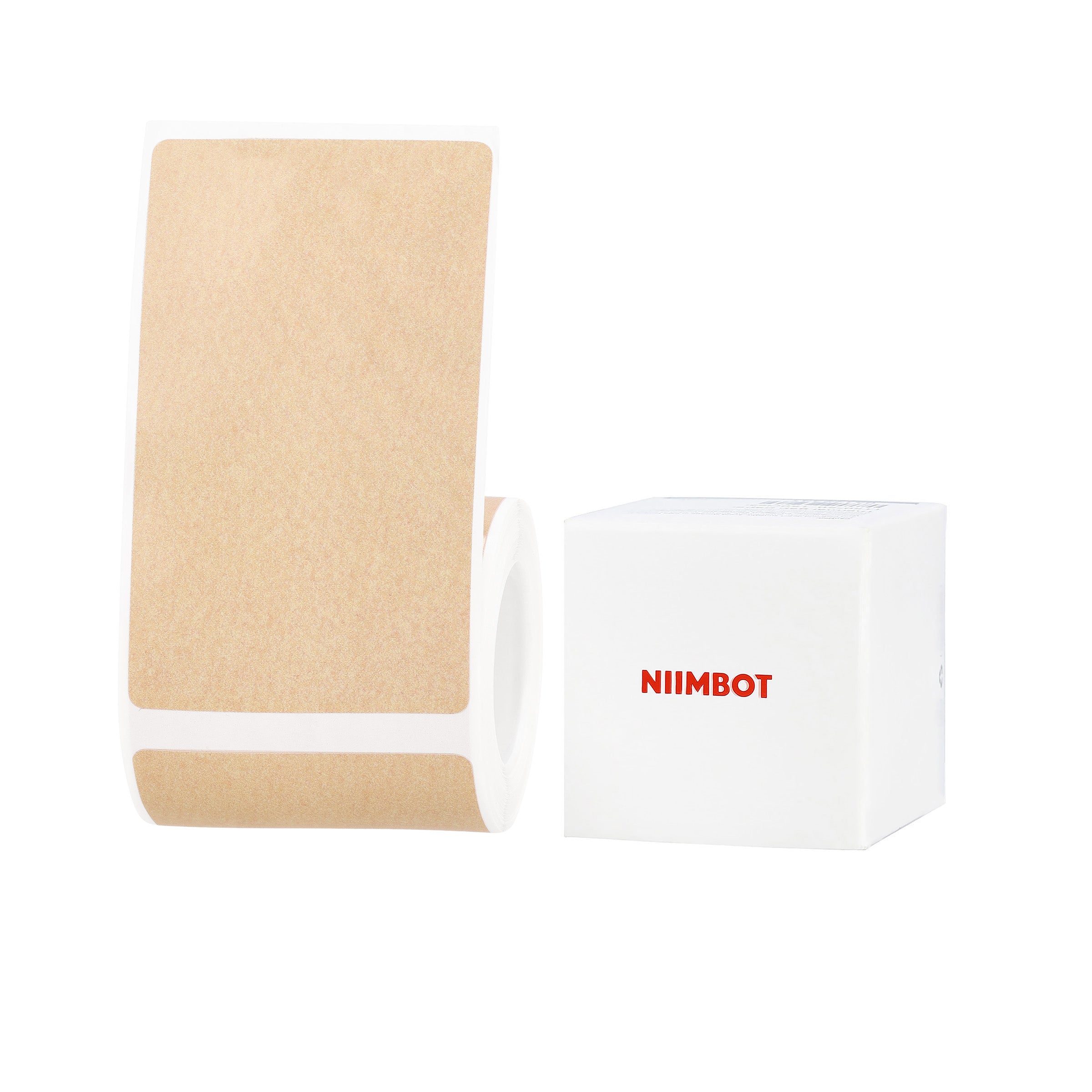 NIIMBOT - B Pro Range - 50x80mm - Kraft - Dual Colour - Red & Black Text - 95 Labels