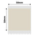 NB740 - NIIMBOT - B1 / B21 / B3S / B4 - 50X50MM - 145 KRAFT LABELS