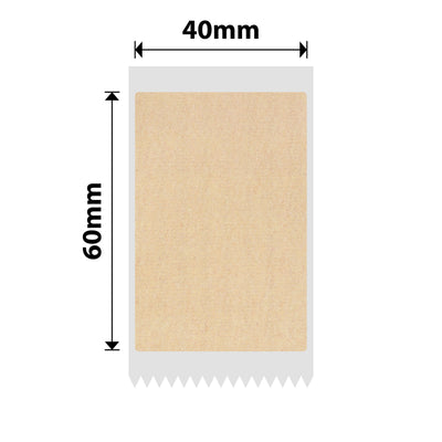 NB745 - NIIMBOT - B1 / B21 / B3S / B4 - 40X60MM - 125 KRAFT LABELS