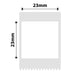 NB755 - NIIMBOT - B1 / B21 / B3S / B4 - 23X23MM - 285 WHITE (M STYLE) LABELS