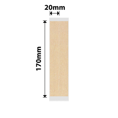 NB757 - NIIMBOT - B1 / B21 / B3S / B4 - 20X170MM / 2LINES - 90 KRAFT FILE LABELS