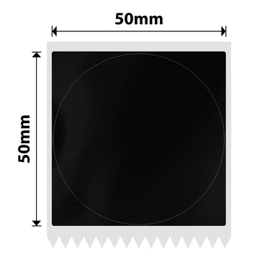 NB765 - NIIMBOT - M2 / M3 - 50X50MM - 150 BLACK ROUND LABELS