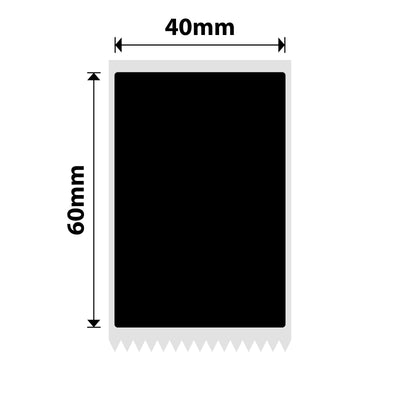 NB771 - NIIMBOT - M2 / M3 - 40X60MM - 115 MATTE BLACK LABELS